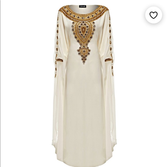 embellished caftan